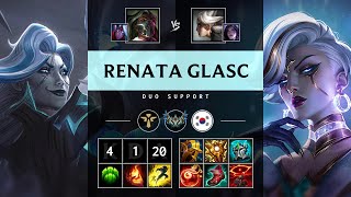 Renata Glasc Support vs Camille: Rampage - KR Challenger Patch 14.20