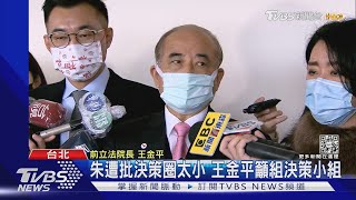 朱遭批決策圈太小 王金平籲組決策小組｜TVBS新聞