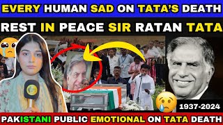 REST IN PEACE SIR RATAN TATA | PAKISTANI PUBLIC SAD ON SIR RATAN TATA’S DEATH | PUBLIC CRYING 😢