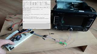 VW RNS315 Technisat Brute Force code finder based on Arduino, decoding tool
