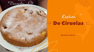 KUCHEN DE CIRUELAS