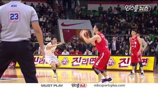 【HIGHLIGHTS】 SK Knights's 3 points set | Knights vs KGC | 20161228 | 2016-17 KBL