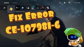 How To Fix PS5 Error CE-107891-6