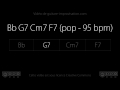 Bb G7 Cm7 F7 (pop - 95 bpm) - Backing Track