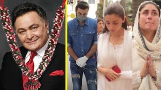 Ranbir, Alia, Kareena Emotional At Rishi Kapoor's Last Ride