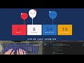 ASMR Programming - 4TH OF JULY COUNTER | Countdown Timer using Html CSS & JavaScript - No Talking