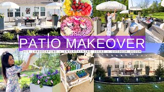 COZY PATIO MAKEOVER | Outdoor Decorating Ideas + DIY Landscaping Ideas