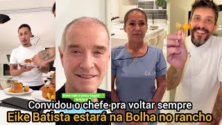 Carlinhos Maia apresenta Andrea aos convidados e faz convite pra Eike Batista - Adora comida do chef