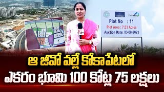 Kokapet Land Auction | 100 Crores for 1 Acre Land in Kokapet | HMDA Land Auction Phase 2 Neopolis