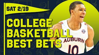 3 FREE NCAA Basketball Picks & Predictions Today 2/19/22 | CBB Parlays NCAAB Betting Tips Saturday