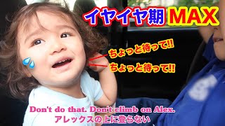 イヤイヤ期は大変過ぎ｜英語と日本語のバイリンガル子育ての１日密着｜オンライン英会話｜ネイティブが使う日常英会話｜英語リスニング｜TOEICリスニング｜英語 聞き流し