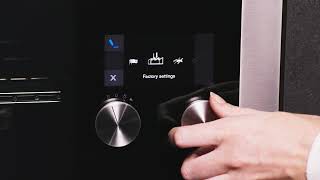 Settings menu: Oven Function | Master with Gaggenau