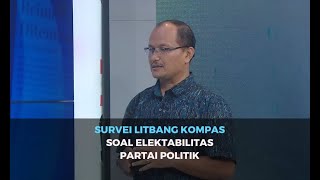 Survei Litbang Kompas Soal Elektabilitas Partai Politik