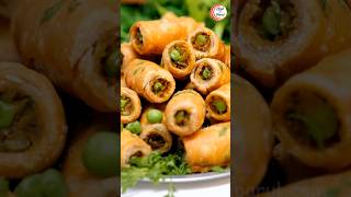 Make these crispy pea rolls with fresh fresh green peas and flour CRISPY Matar Kachori Roll #shor...