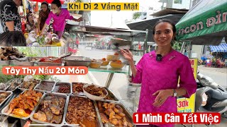 Tây Thy 1 Mình Làm 20 Món Khi Dì 2 vắng Mặt,Cân Luôn Cả Phục Vụ Quán