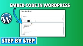 How to embed code in wordpress (2026)