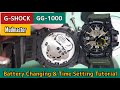 How To Change G-Shock GG-1000 Mudmaster Battery and Time Setting | Relojes | SolimBD