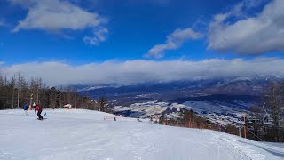 富士見パノラマ　最強寒波当日午後。