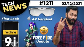 realme 9i First Look, OnePlus 9RT Price, POCO Laptop,Free Fire Huge Update,Apple AR Headset-#TTN1211