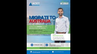 Migrate to Australia | MARA-Lead Migration WEBINAR Feb 2025 | Mathews David | #Migrate to Australia