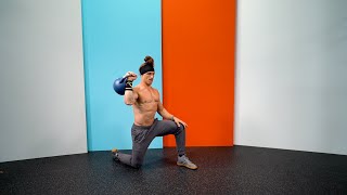 Kneeling Elbow Out Quarter-Half-Full Press