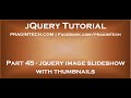 jquery image slideshow with thumbnails