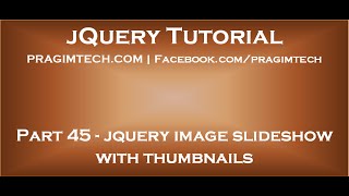 jquery image slideshow with thumbnails