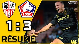 Ajaccio vs Lille OSC 1-3 : Résumé Ligue 1 Uber Eats 2022 Highlights