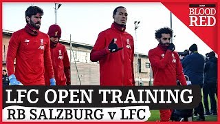 Liverpool Open Training | Dejan Lovren boost | RB Salzburg v Liverpool FC