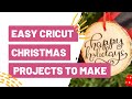 EASY CRICUT CHRISTMAS PROJECTS TO MAKE TODAY!