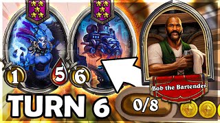 TURN 6 JUGGERNAUT and DRAKKARI! | Hearthstone Battlegrounds