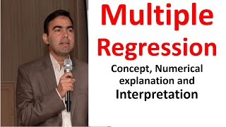 What is Multiple Regression | numerical explanation AND interpretation of  Multiple regression