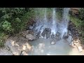 aerial view of khajuribani waterfall janghira keonjhar