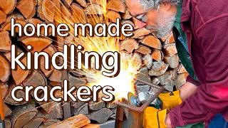 metal working, kindling cracker, remove excess cheeks for an easier cut