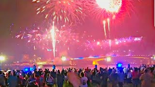 New Year 2025 COUNTDOWN | Fireworks in Jacksonville Florida USA | Happy 4th of July celebrations