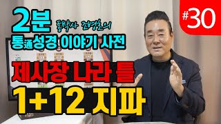 2분 통성경 이야기 사전 | 제사장 나라틀, 1+12지파 | 통성경 길라잡이 지도자지침서 62페이지 | 통박사 조병호의 통성경이야기