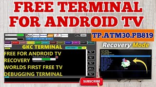 Free Recovery Tool For Android TV 🔥 GKC Terminal Free For Smart TV 🔥 ATM30.PB819 Recovery Method।