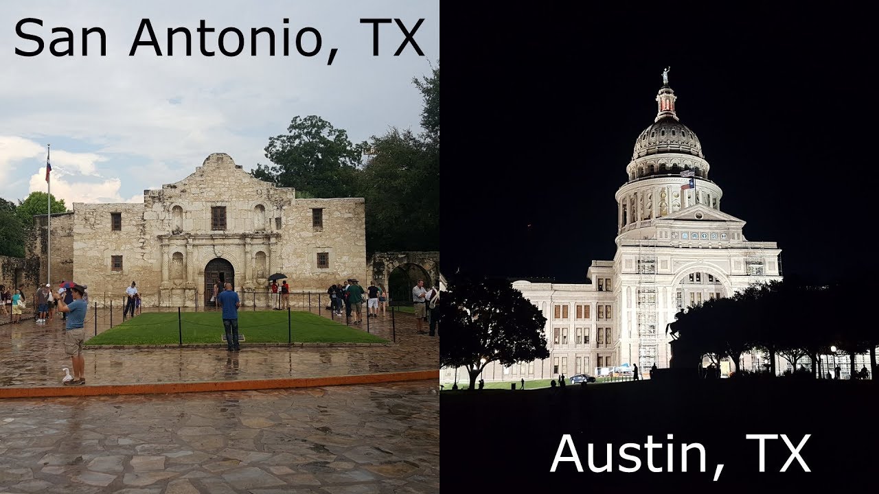 San Antonio And Austin, Texas - YouTube