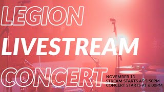 Legion Livestream Concert - Featuring Hello Monica, The Juicy Tuesdays, and Jon Couch