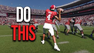 How To Stop Throwing Interceptions in College Football 25