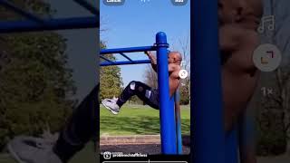 CAN 51 YEAR OLD ILYAS DO 20 MUSCLE UPS STRAIGHT#shorts #problemchildfitness #fit #fitover50 #