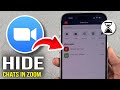 How to Hide Chats in Zoom - 2025