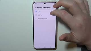 How to Turn On/Off Floating Bubble Notifications In Samsung Galaxy S25 Plus