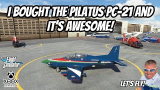 MSFS XBOX | Pilatus PC-21 Review! #msfs2020 #xbox