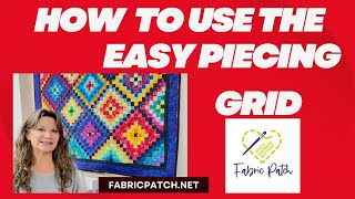 Grid Piecing!! Let's make a pixel quilt the EASY WAY!! Free patterns inside..