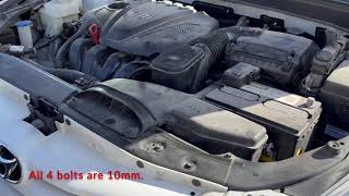 How to clean or replace the MAP Sensor on a 2013 Hyundai Sonata GLS.