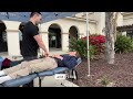 golfer with lower back pain full chiropractic treatment amazing results