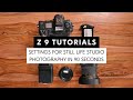 Nikon Z 9 tutorial: Adjust your Z 9 in 90 seconds for still life studio photography