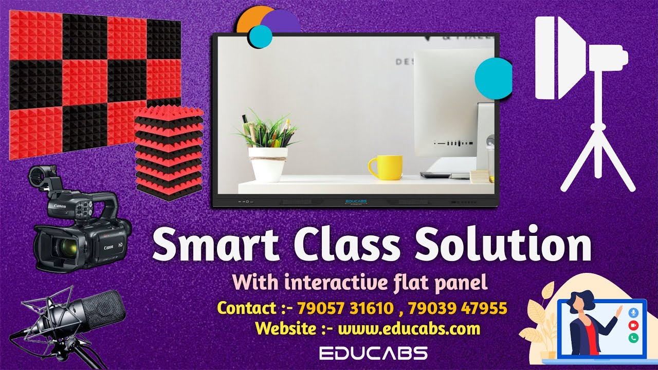 Smart Classroom Setup || Smart Classroom Kya Hota Hai || Smart Board ...