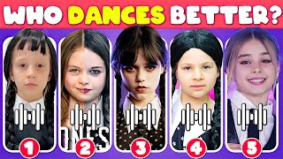 Who Dances Better? Wednesday Dance Edition 🎤🎵🔥| Salish Matter, Diana, Like Nastya, Skibidi, Diana
